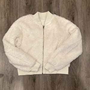 Uniqlo fur zip up jacket BNWT